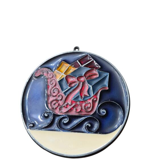 Vintage 1970s Hallmark Tiffany Classics Christmas Ornaments - Picture 3 of 8